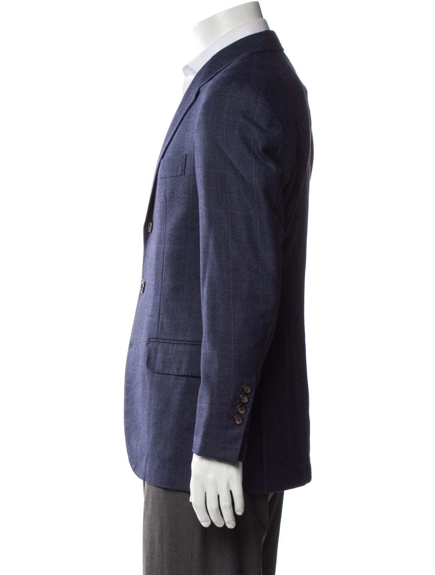 Brunello Cucinelli Plaid Print Blazer